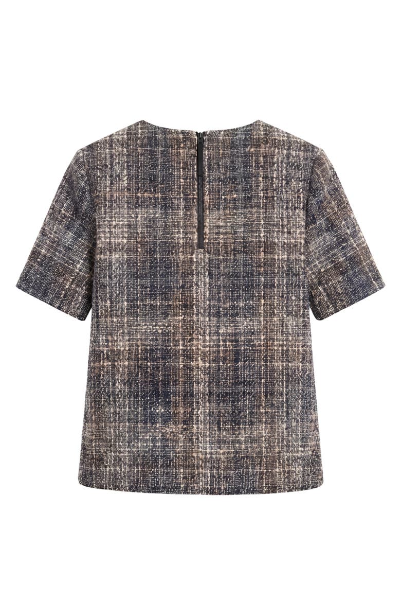 Chloe Boxy Tweed Top, Alternate, color, Sheridan Tweed