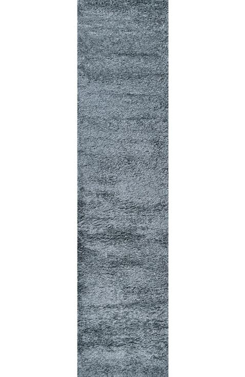 Groovy Solid Shag Area Rug