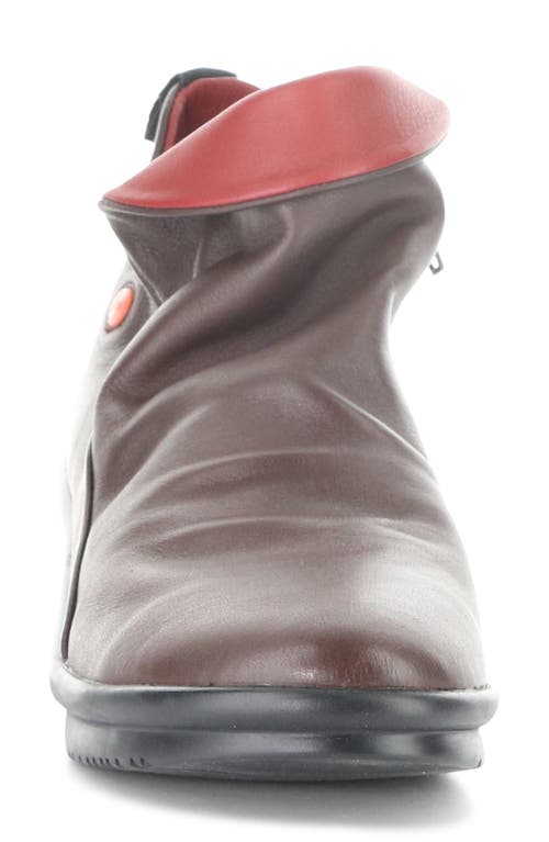 Softinos By Fly London Rara Wedge Bootie In Burgundy