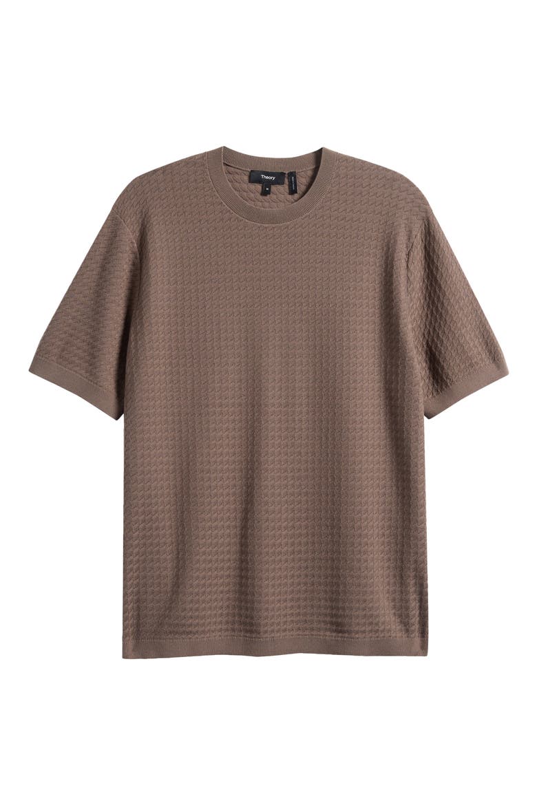Damian Tactile Crewneck T-Shirt, Alternate, color, MOREL