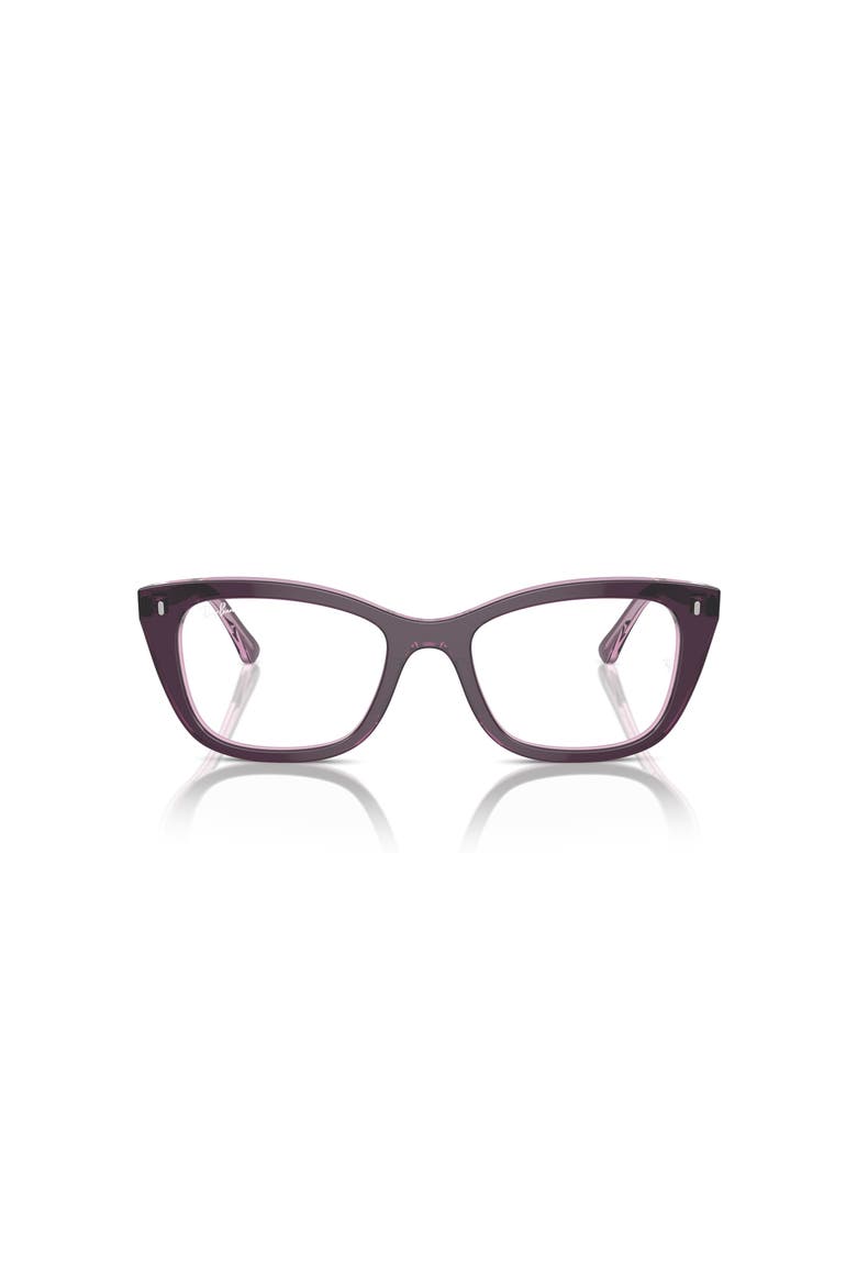 50mm Rectangle optical glasses, Alternate, color, Violet