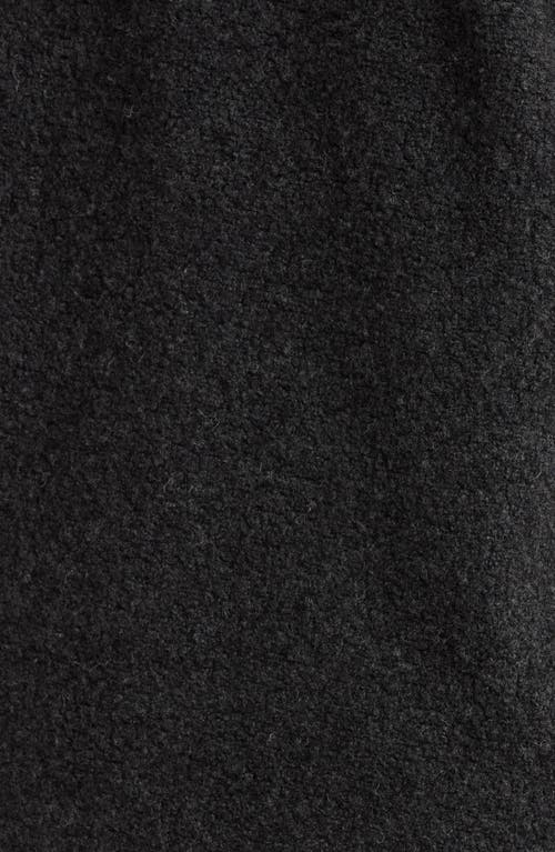 Eileen Fisher Wool Blend Hooded Vest In Gray