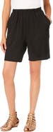 Roaman's Plus Size Soft Knit Pull-On Short