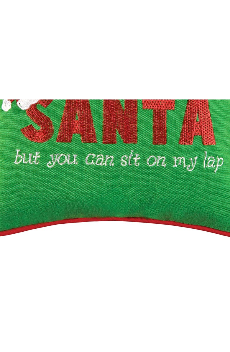 C&F Home I'm Not Santa Embroidered Small/Petite Accent Pillow, Alternate, color, 