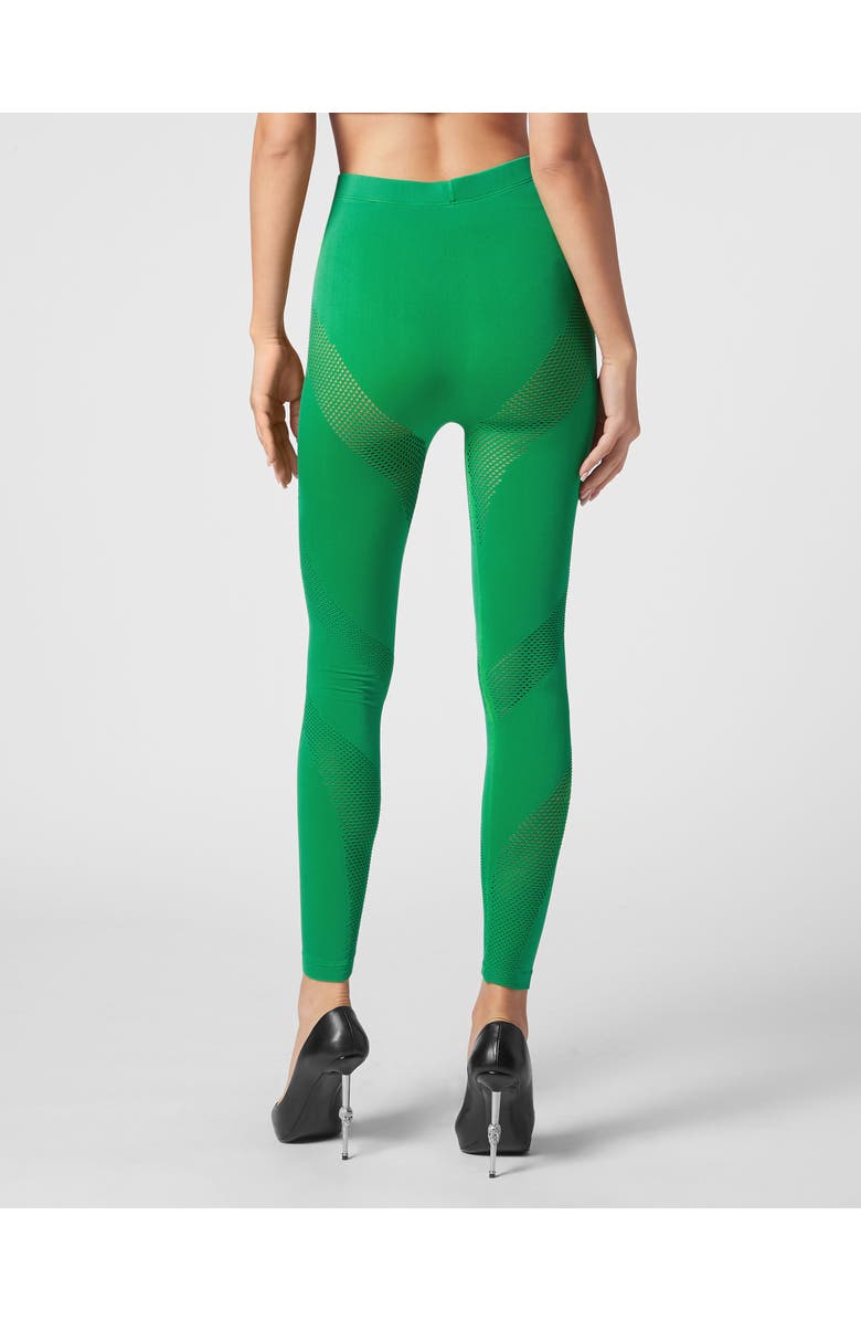 PHILIPP PLEIN Seamless Leggings Women, Alternate, color, Green