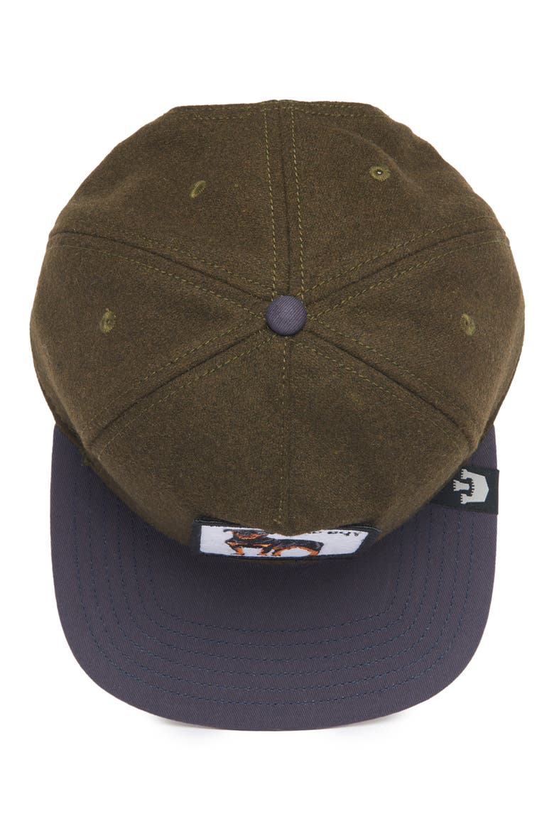Top Dog Patch Trucker Hat, Alternate, color, OLIVE