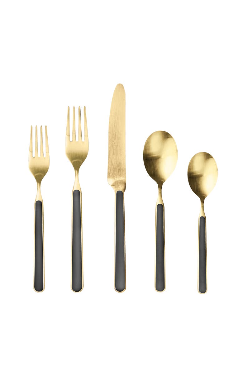Mepra Fantasia Flatware Set - 20 Pieces, Main, color, Ink