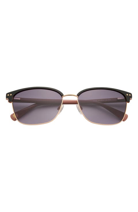 Retro 57mm Gradient Square Sunglasses