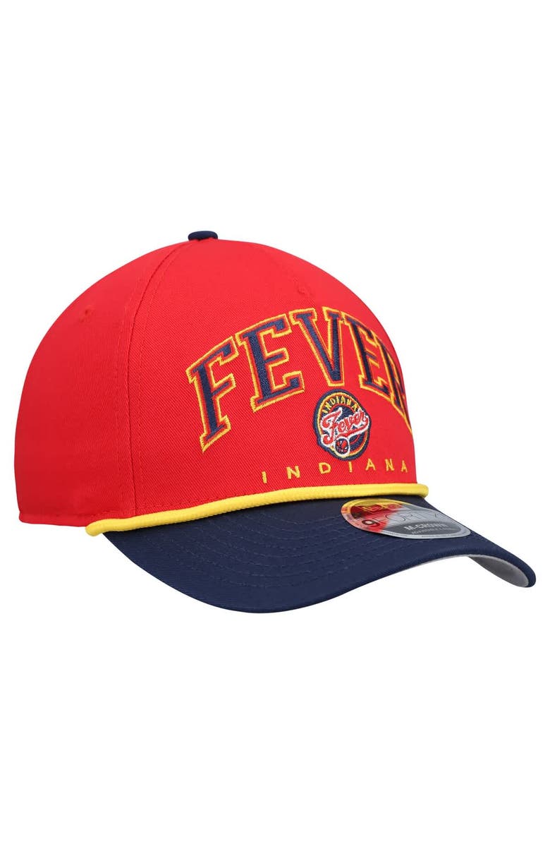 New Era Men's New Era Red Indiana Fever Bold Arch COOLERA 9FORTY A-Frame M-Crown Adjustable Hat, Alternate, color, Red