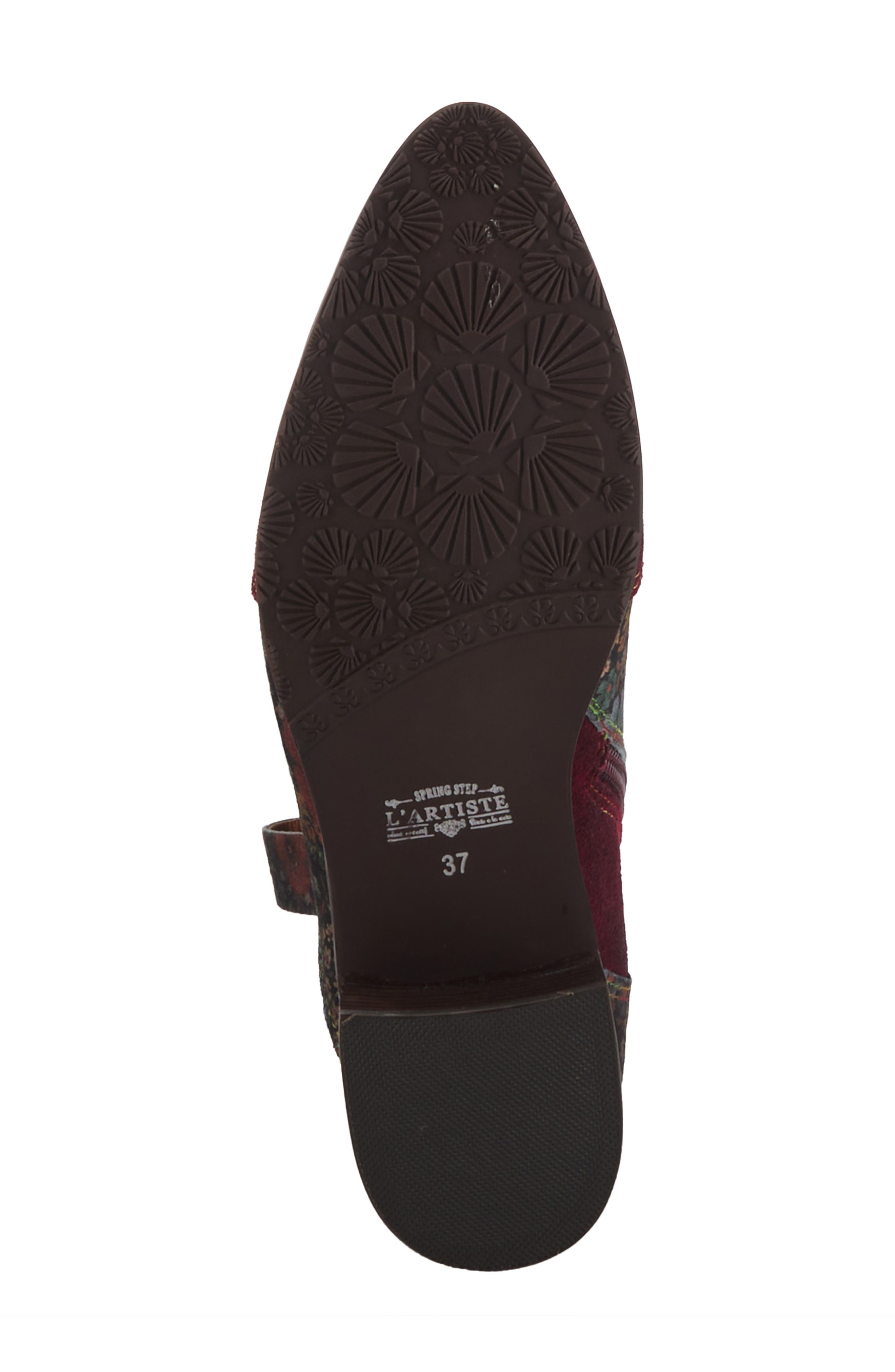 L'Artiste by Spring Step Ladyluck Bootie, Alternate, color, Bordeaux Multi Suede