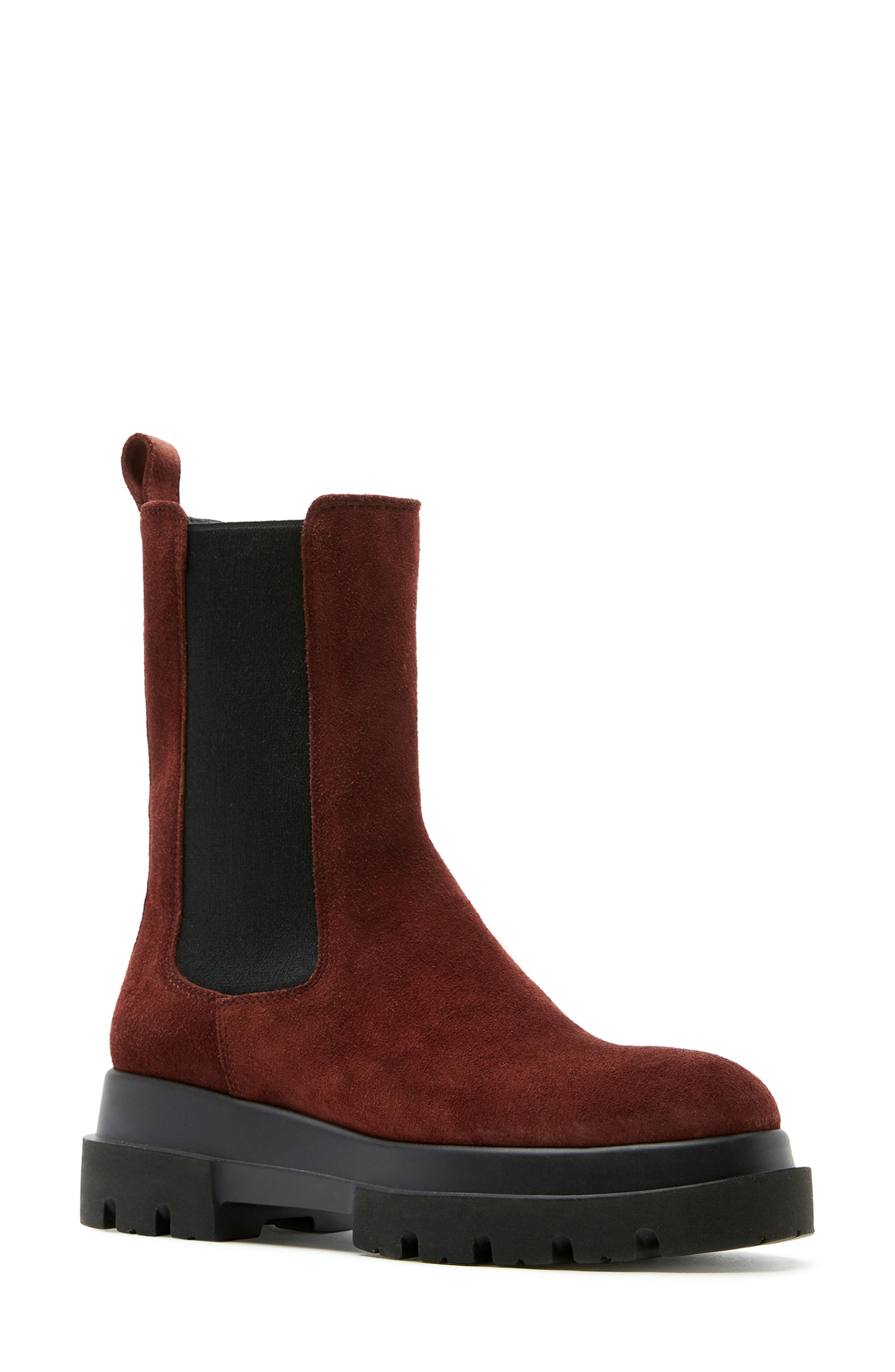 La Canadienne Blaise Suede Chelsea Boot, Main, color, Wood Suede