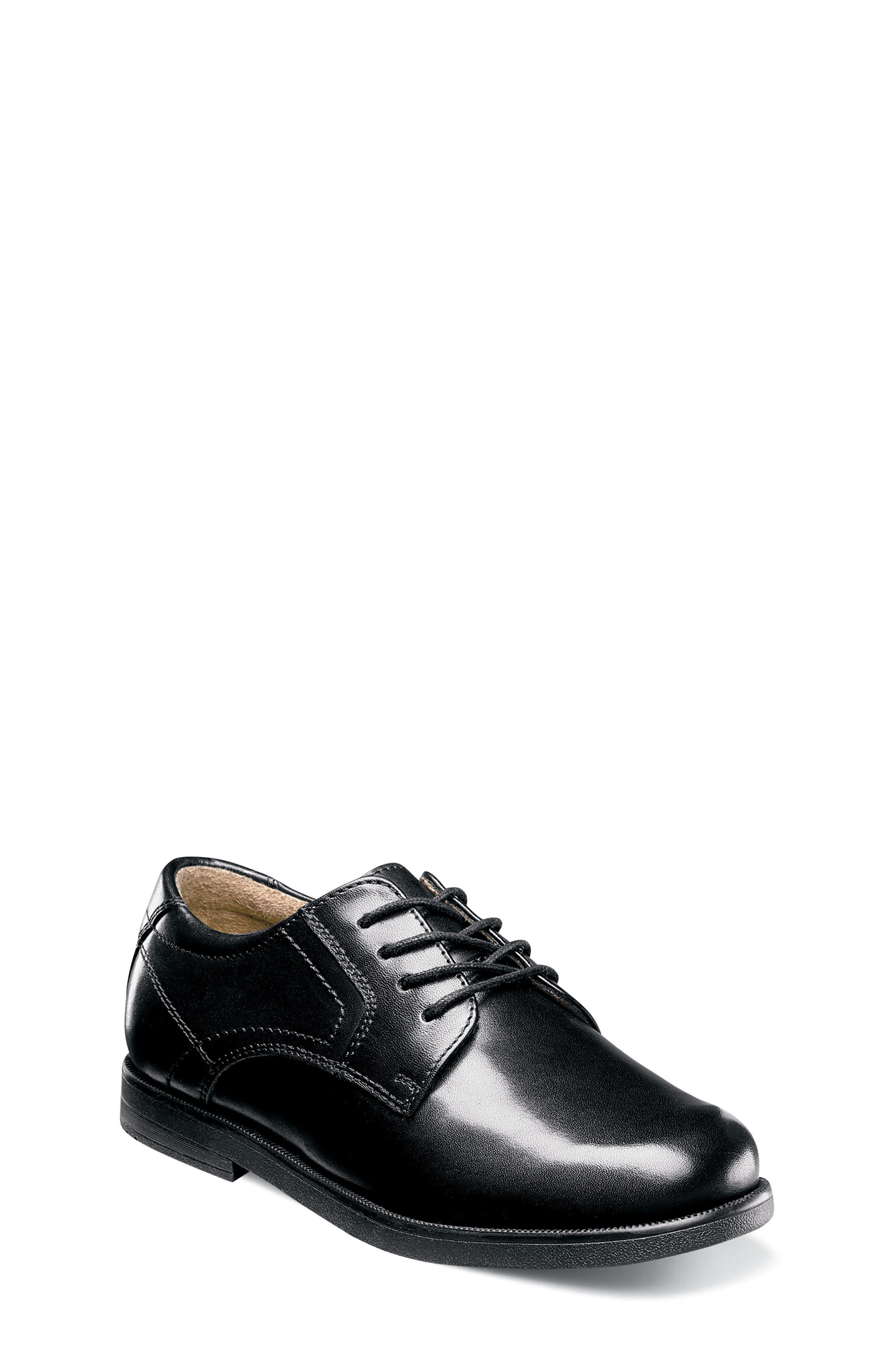 Midtown Plain Toe Derby, Main, color, BLACK LEATHER