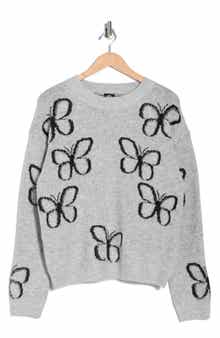 Bobeau Butterfly Sweater