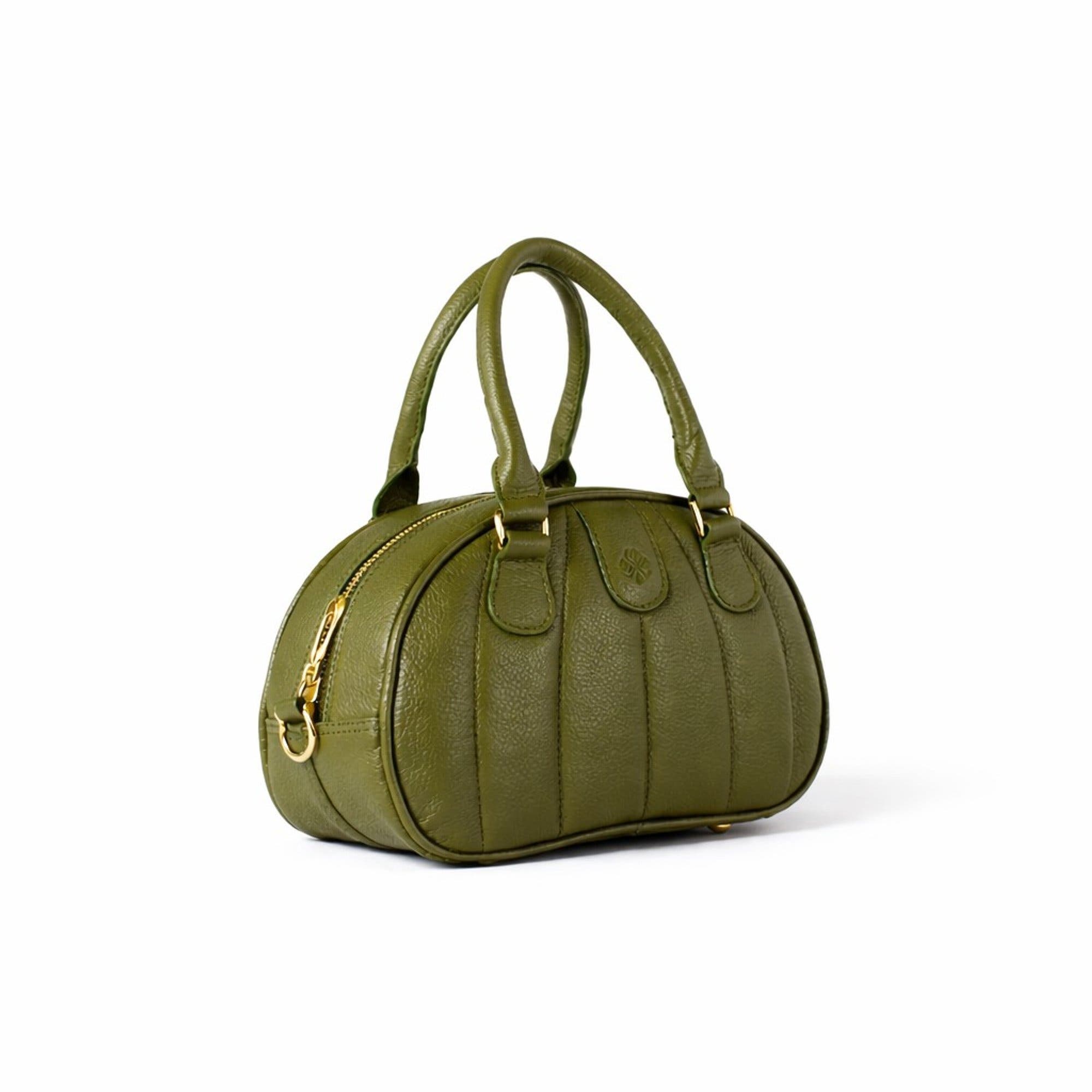 Ameline Sculptural Handbag, Alternate, color, Olive