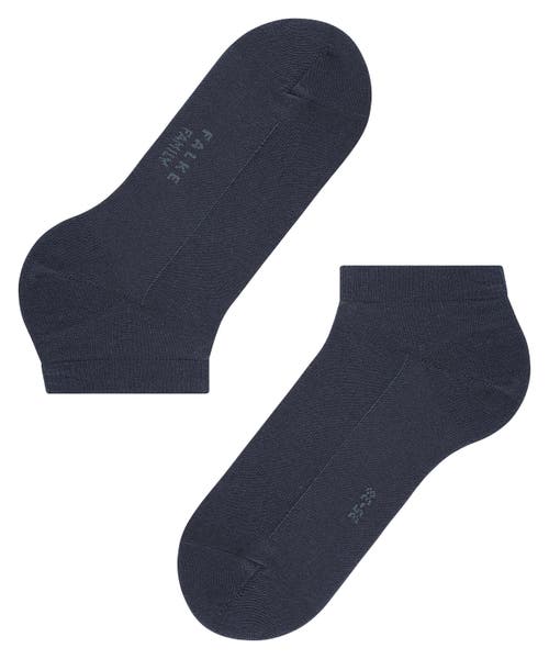 Falke Family Sustainable Cotton Sneaker Socks In Blue