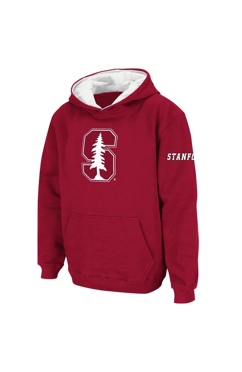 STADIUM ATHLETIC Youth Stadium Athletic Cardinal Stanford Cardinal Big Logo Pullover Hoodie, Main, color, Cardinal