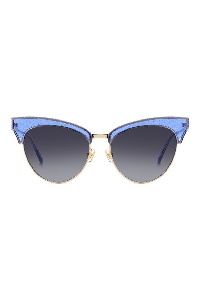 54mm cat eye sunglasses, Main, color, BLUE