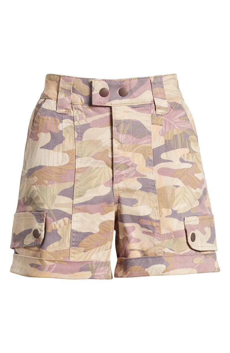 Wit & Wisdom 'Ab'Solution Skyrise Camo Print Utility Shorts, Alternate, color,