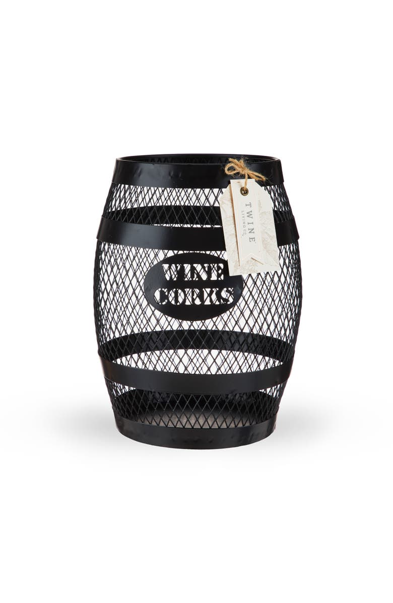 TWINE Barrel Cork Holder, Alternate, color, Black