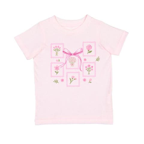 Bouquet Bow Short Sleeve T-Shirt (Baby)