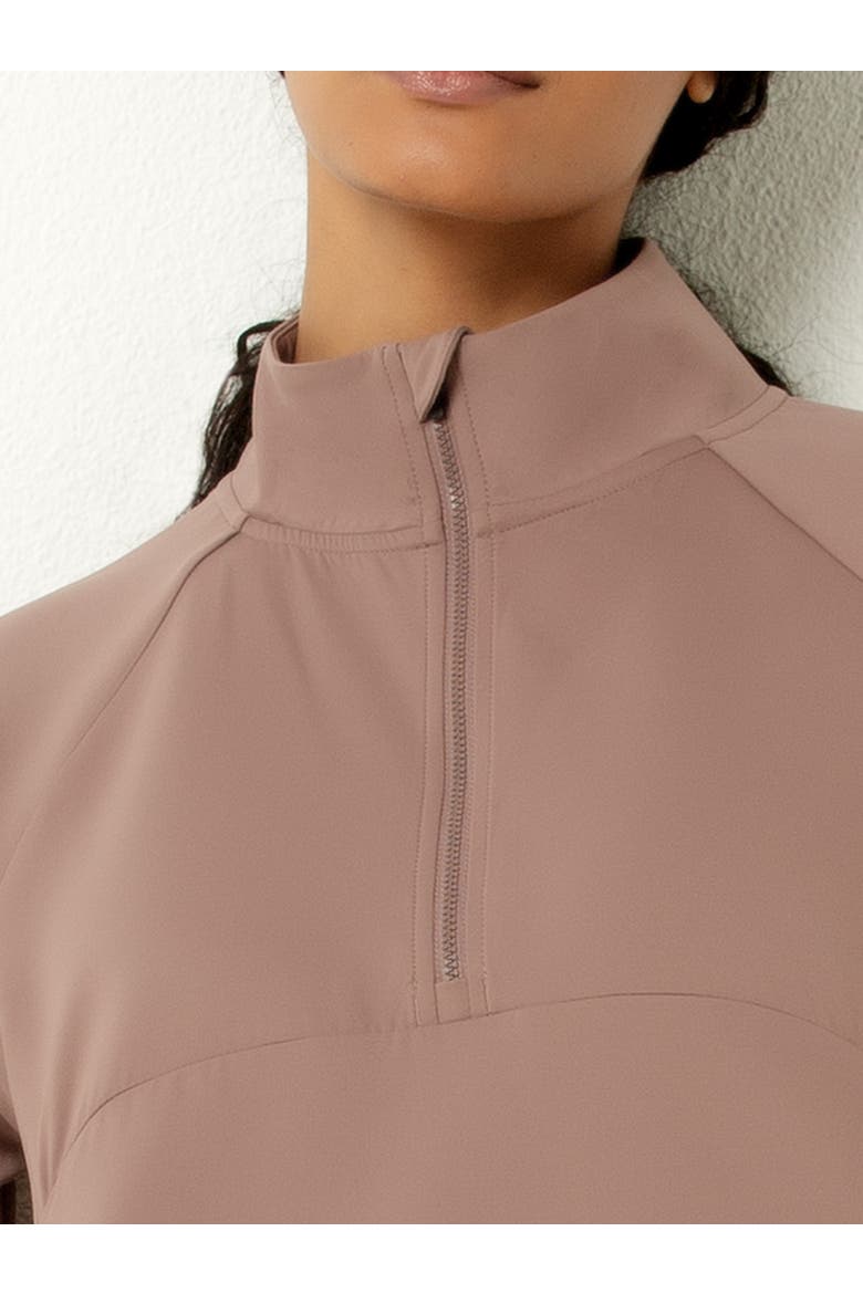 Performance 1/4 Zip Pullover, Alternate, color, Twilight Mauve