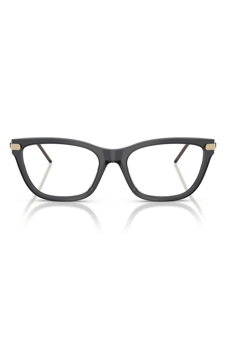 Emporio Armani 54mm Cat Eye Optical Glasses, Main, color,