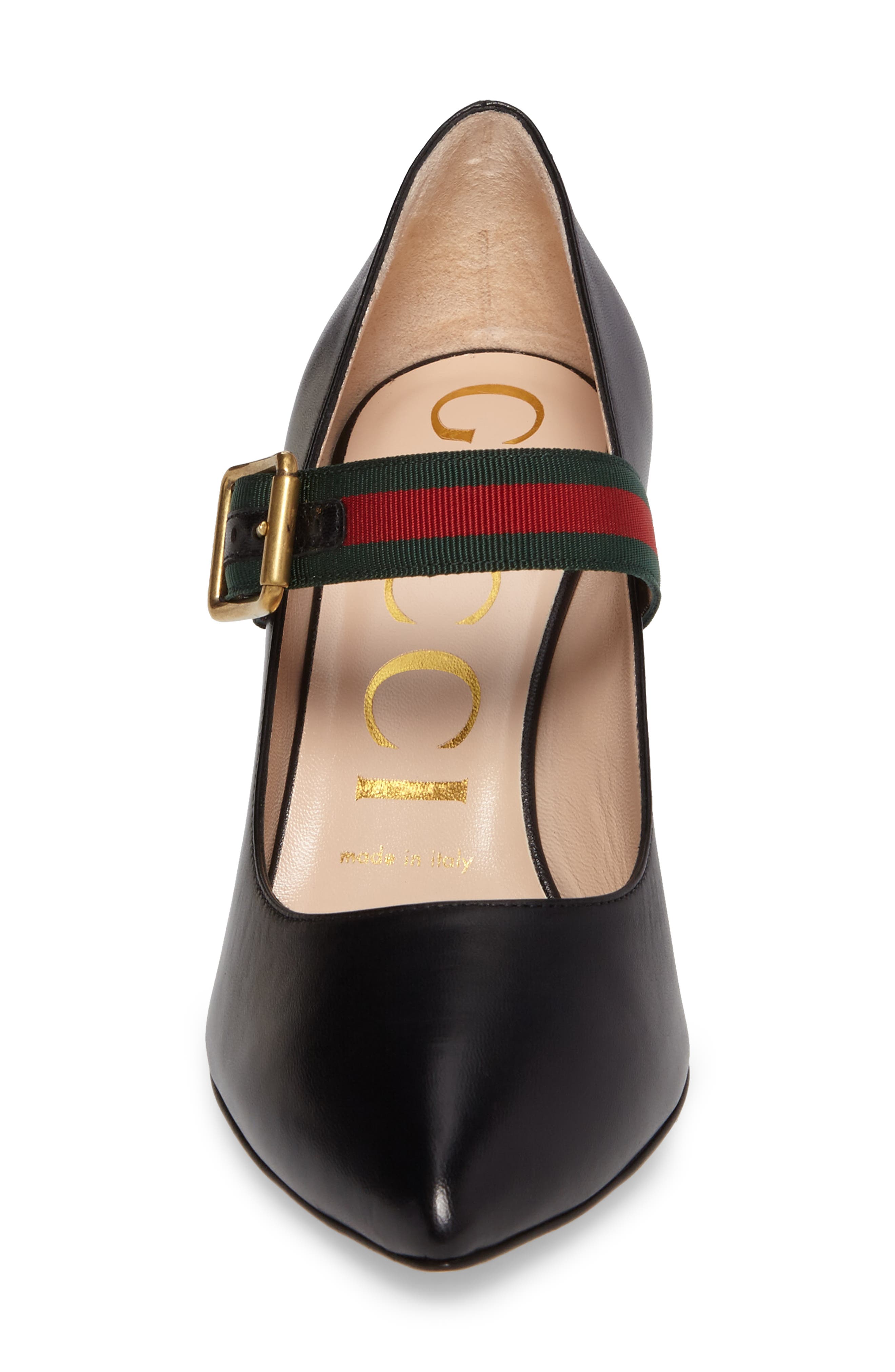 Gucci Mary Jane Pointed Toe Pump, Alternate, color, 