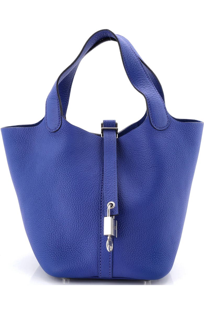 Pre-Owned Hermes Picotin Lock Bag Maurice PM, Main, color, Bleu Royal