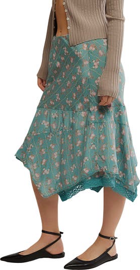 Free People Bali Sweet Escape Asymmetric Hem Skirt | Nordstrom