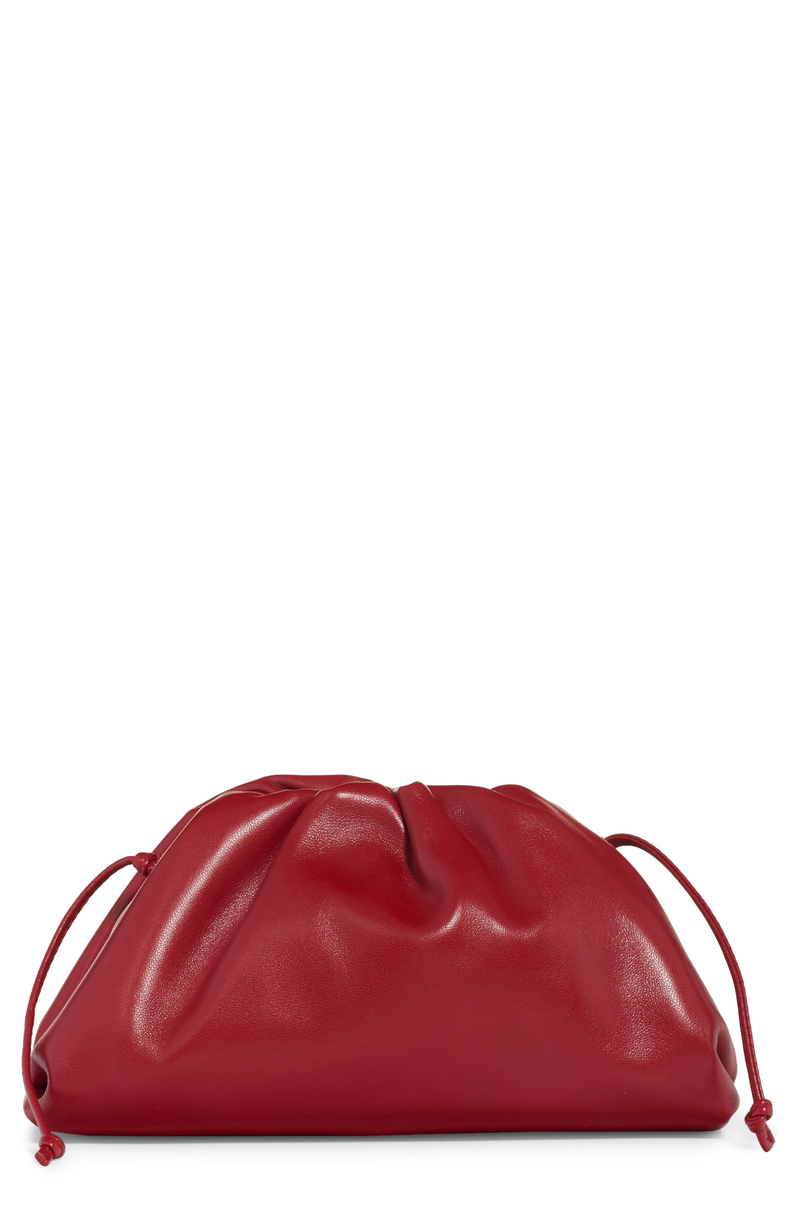 Bottega Veneta The Mini Pouch Leather Clutch, Main, color, 