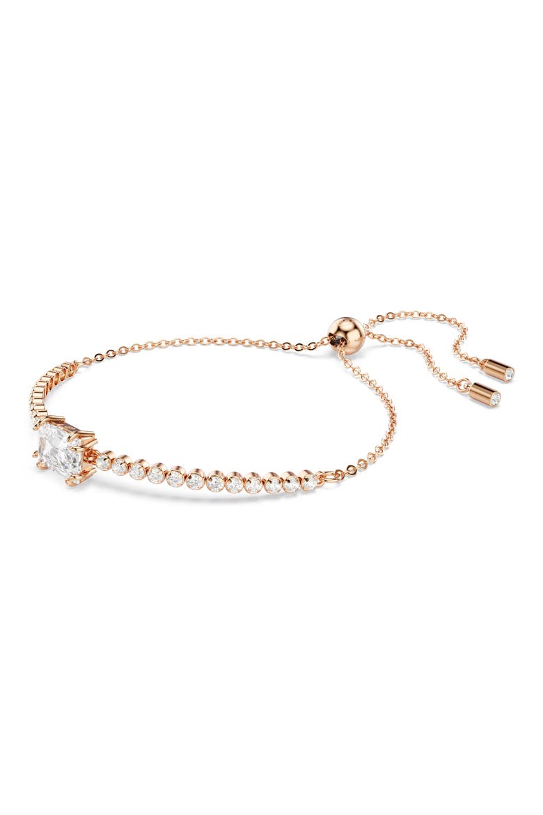 Matrix Tennis Bracelet, Alternate, color, ROSE GOLD/ WHITE