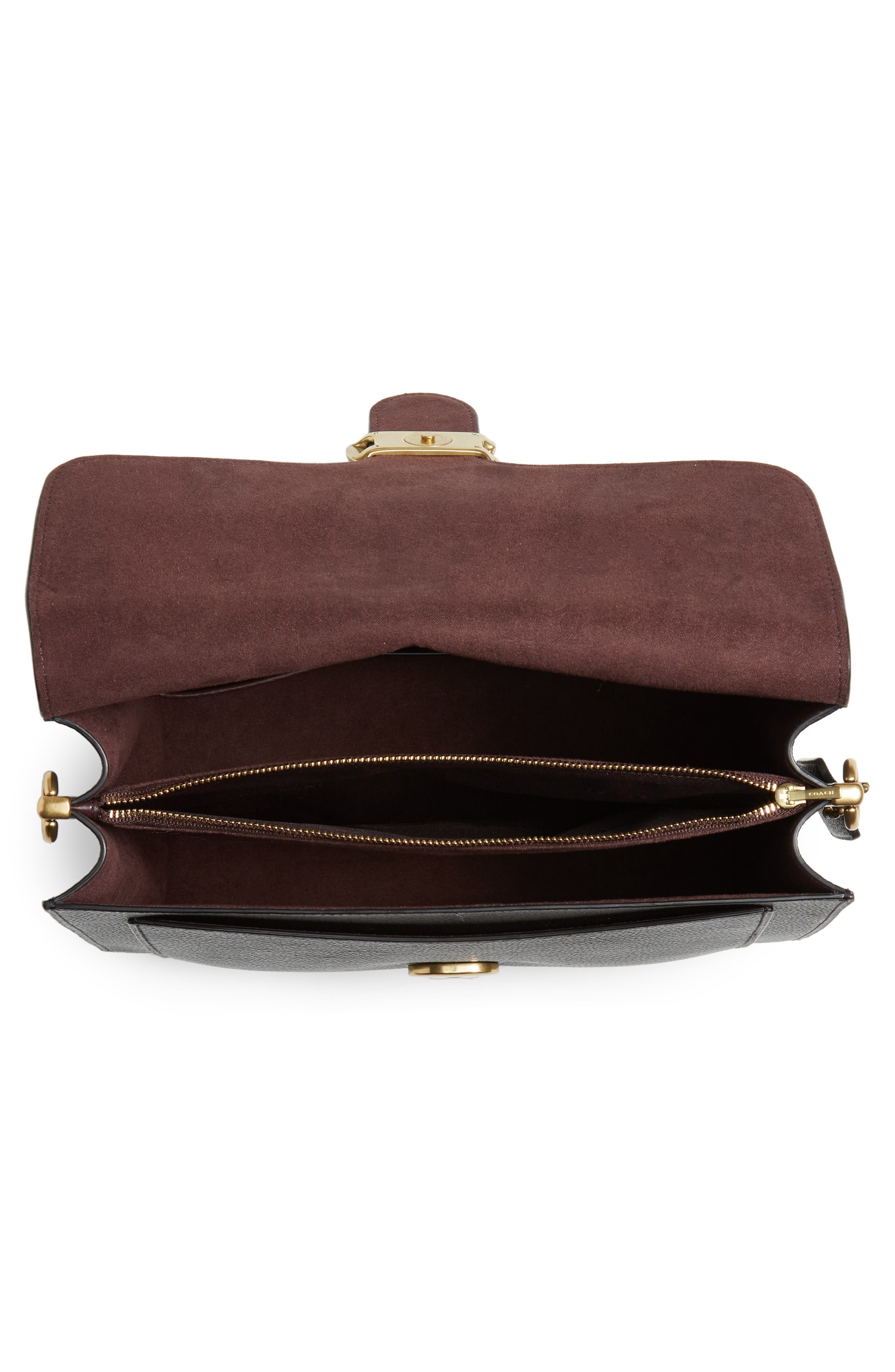 COACH Tabby Leather Shoulder Bag, Alternate, color, 