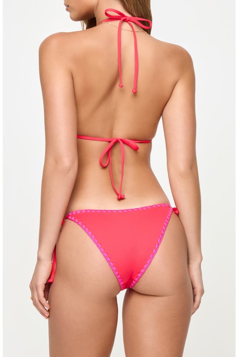 Zhara Classic Swim Bottoms, Alternate, color, POUT/BRIGHT FUCHSIA
