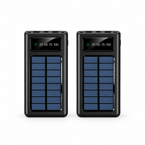 2-pack Led Portable Solarsync Power Banks
