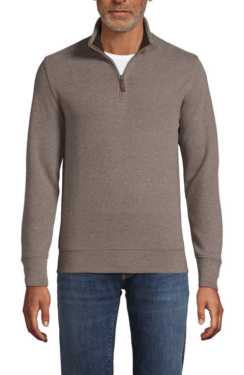 Bedford Rib Quarter Zip Pullover Sweater
