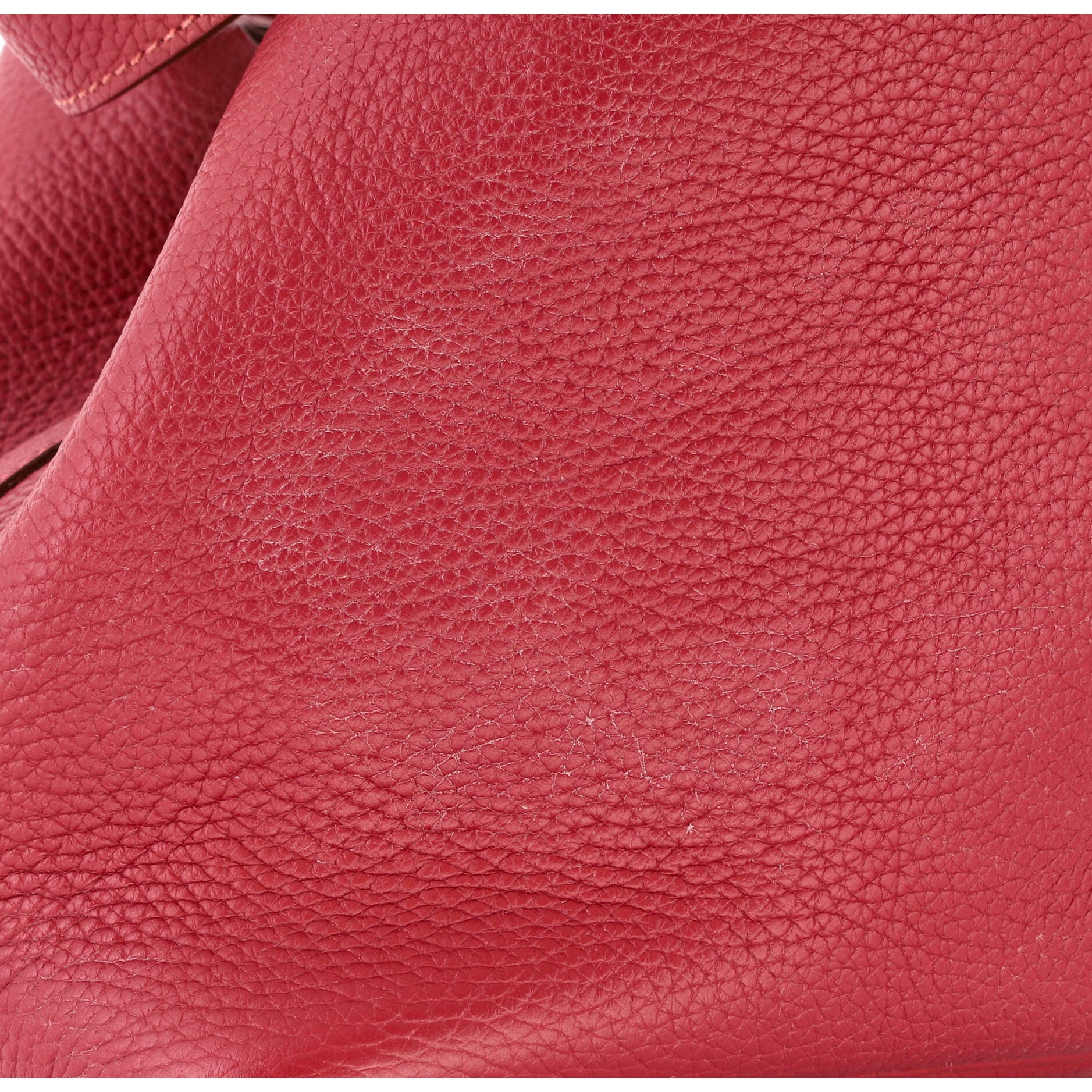 Pre-Owned Hermes Picotin Lock Bag Clemence PM, Alternate, color, Rubis