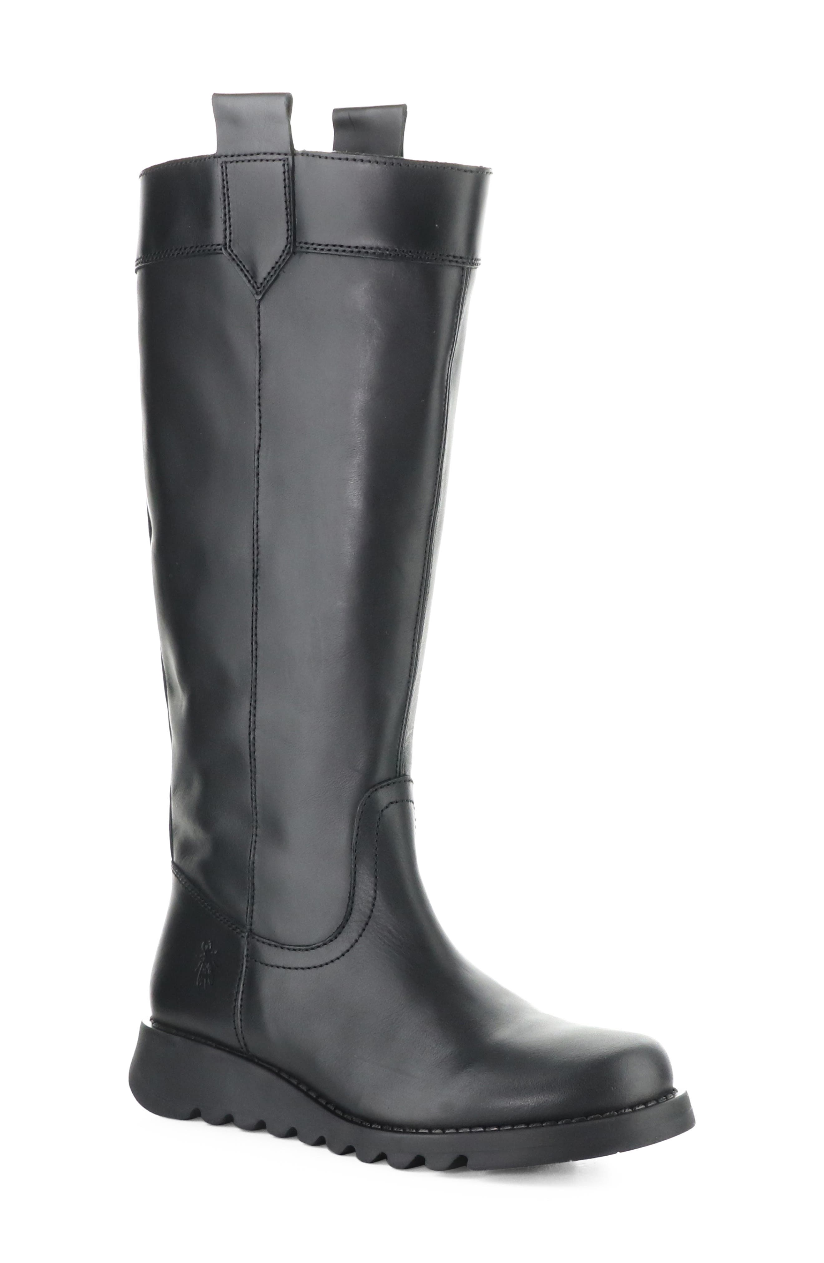 Sird Knee High Boot, Main, color, BLACK