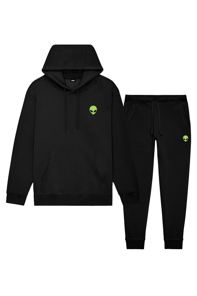 Alien All Day Sweatsuit, Main, color, Black