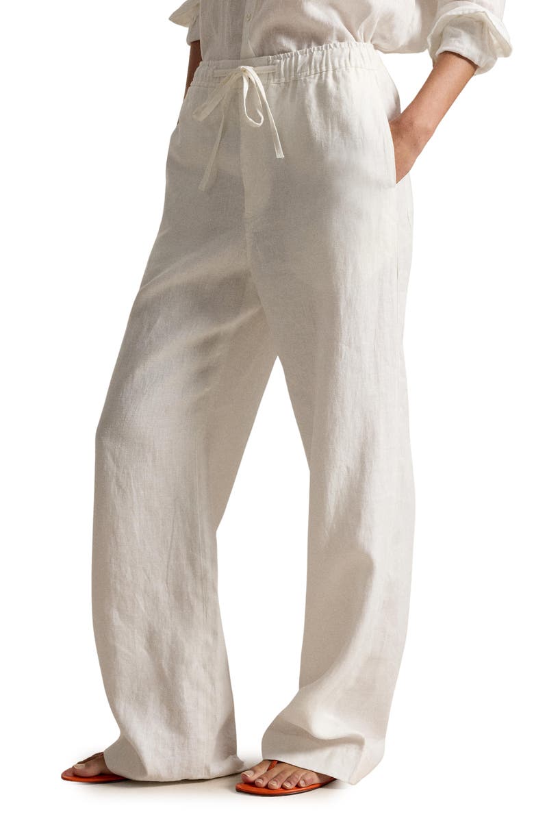 Polo Ralph Lauren Linen Drawstring Pants, Alternate, color, Nevis