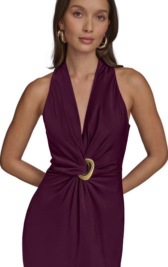 Twisted Sleeveless Gown