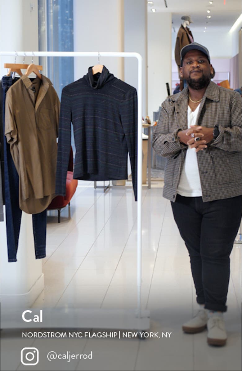 Audrey Stripe Turtleneck Top, sales video thumbnail