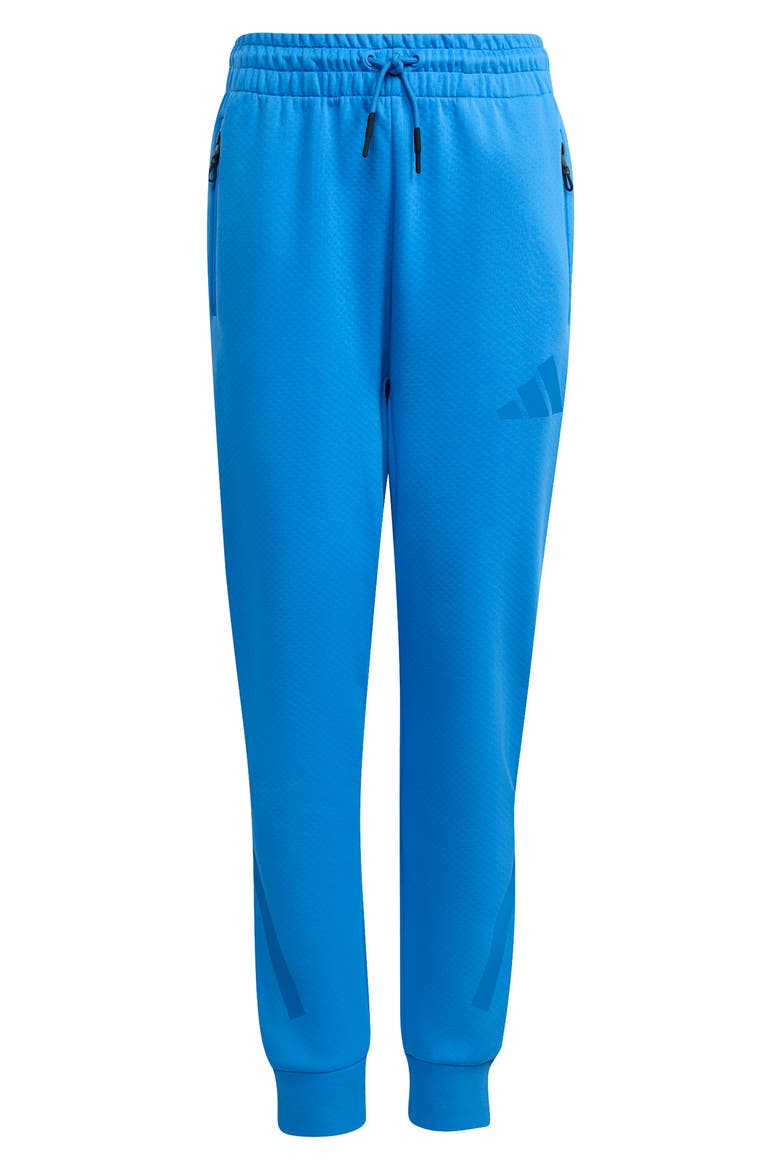 Kids' Z-N-E Primeknit Pants, Main, color, RAY BLUE/ BRIGHT ROYAL