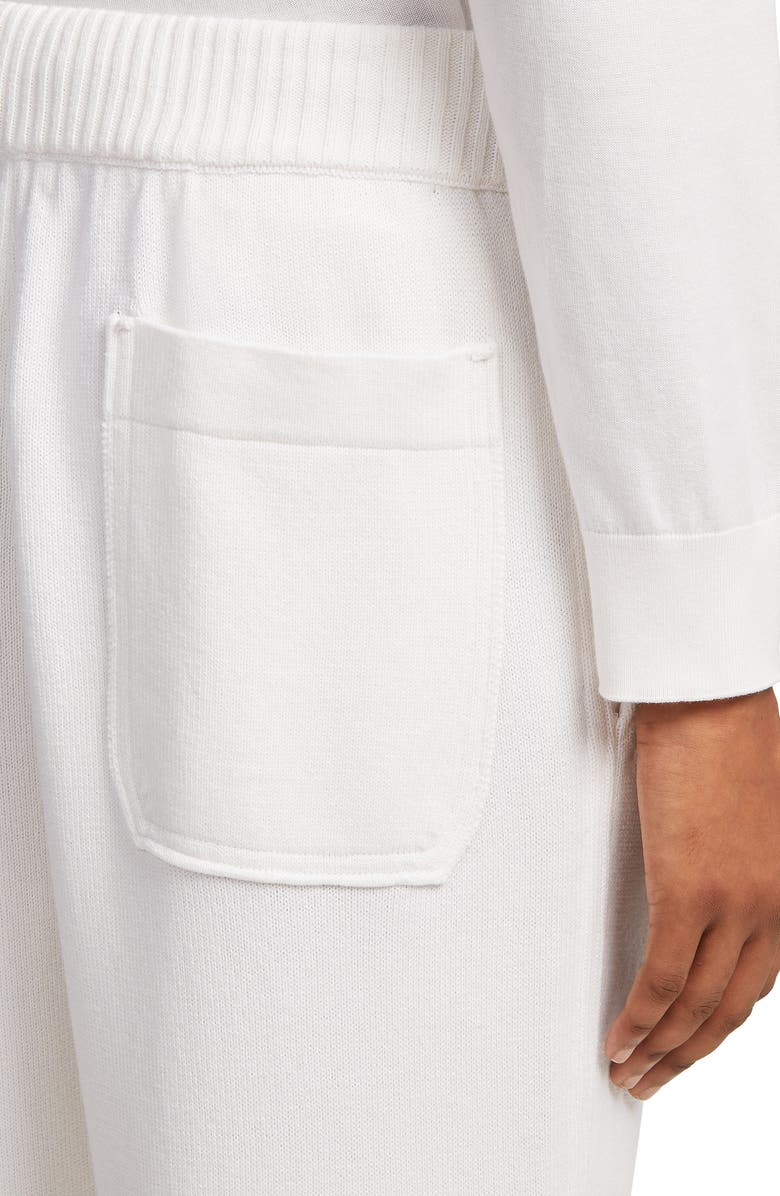 ZEGNA Cashmere & Cotton Wide Leg Joggers, Alternate, color, 