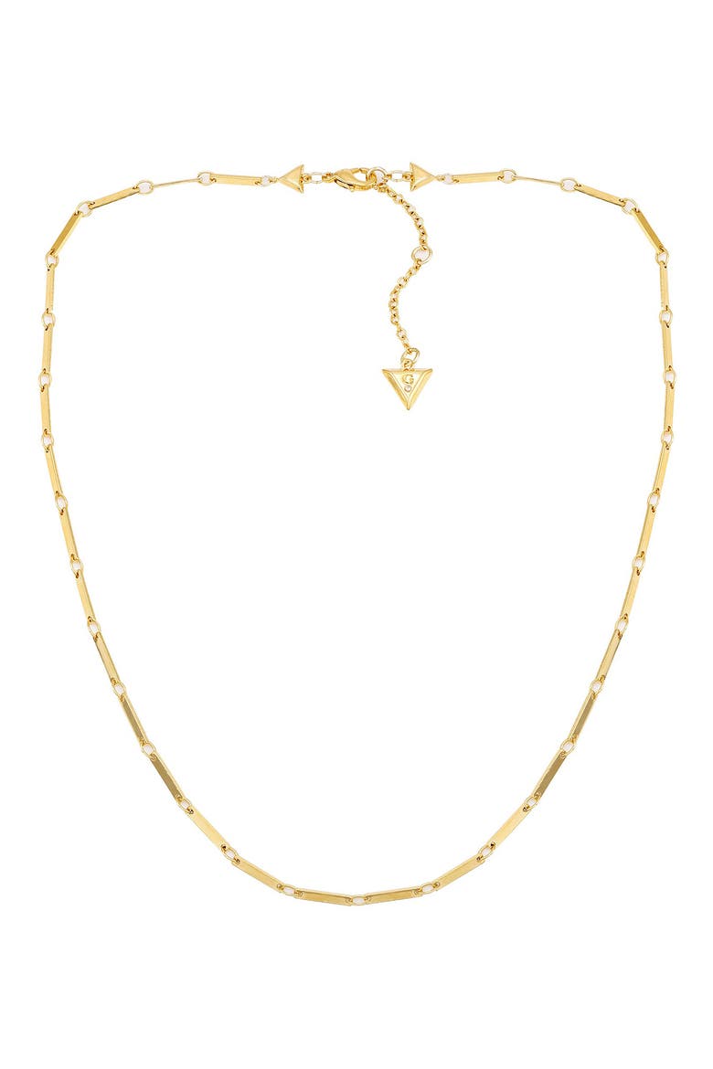 Flat Chain Necklace, Alternate, color, GOLDTONE