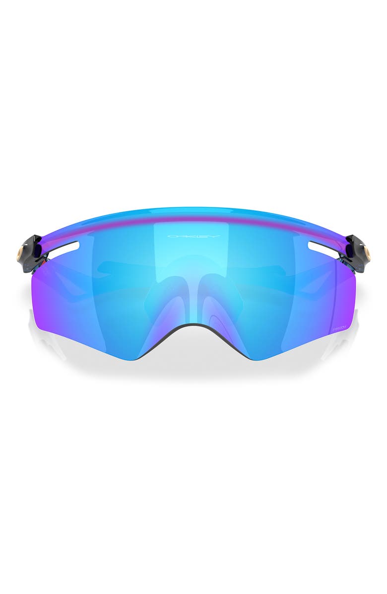 Oakley QNTM Kato<sup>™</sup> 156mm Prizm<sup>™</sup> Shield Sunglasses, Alternate, color, Sapphire