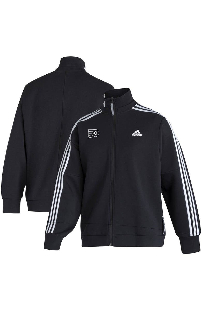 adidas Women's adidas Black Philadelphia Flyers Snap Full-Zip Jacket, Alternate, color, 