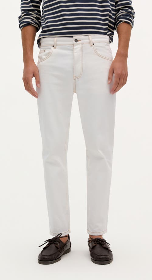 Scalpers Cropped Jeans In White