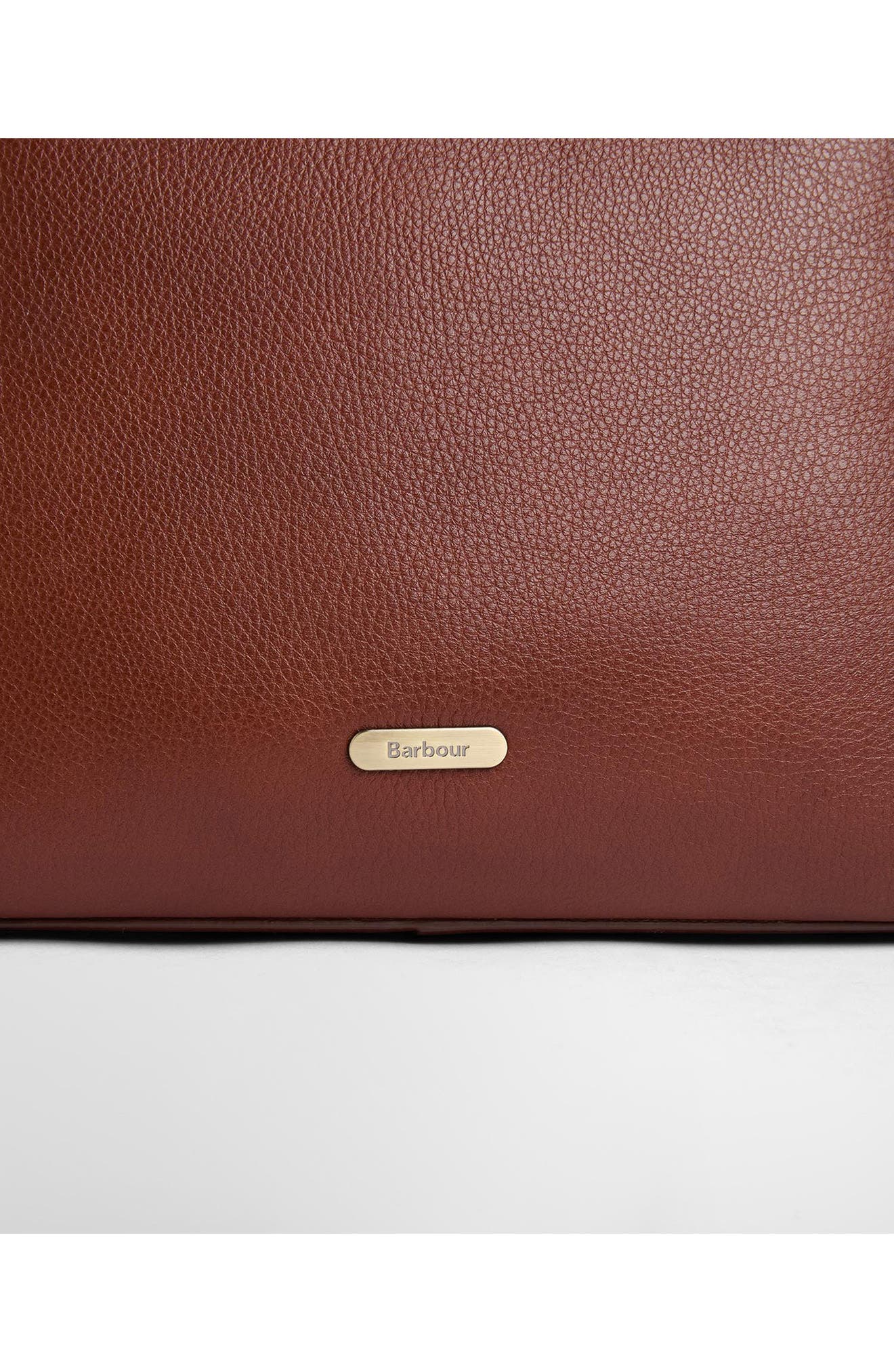 Large Alder Leather Tote Bag, Alternate, color, BROWN