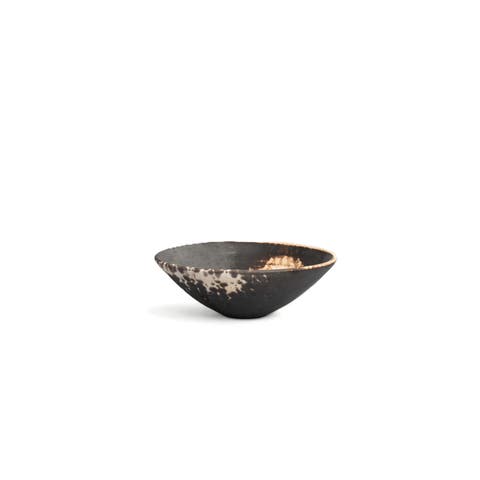 Raku handmade Serving Bowl