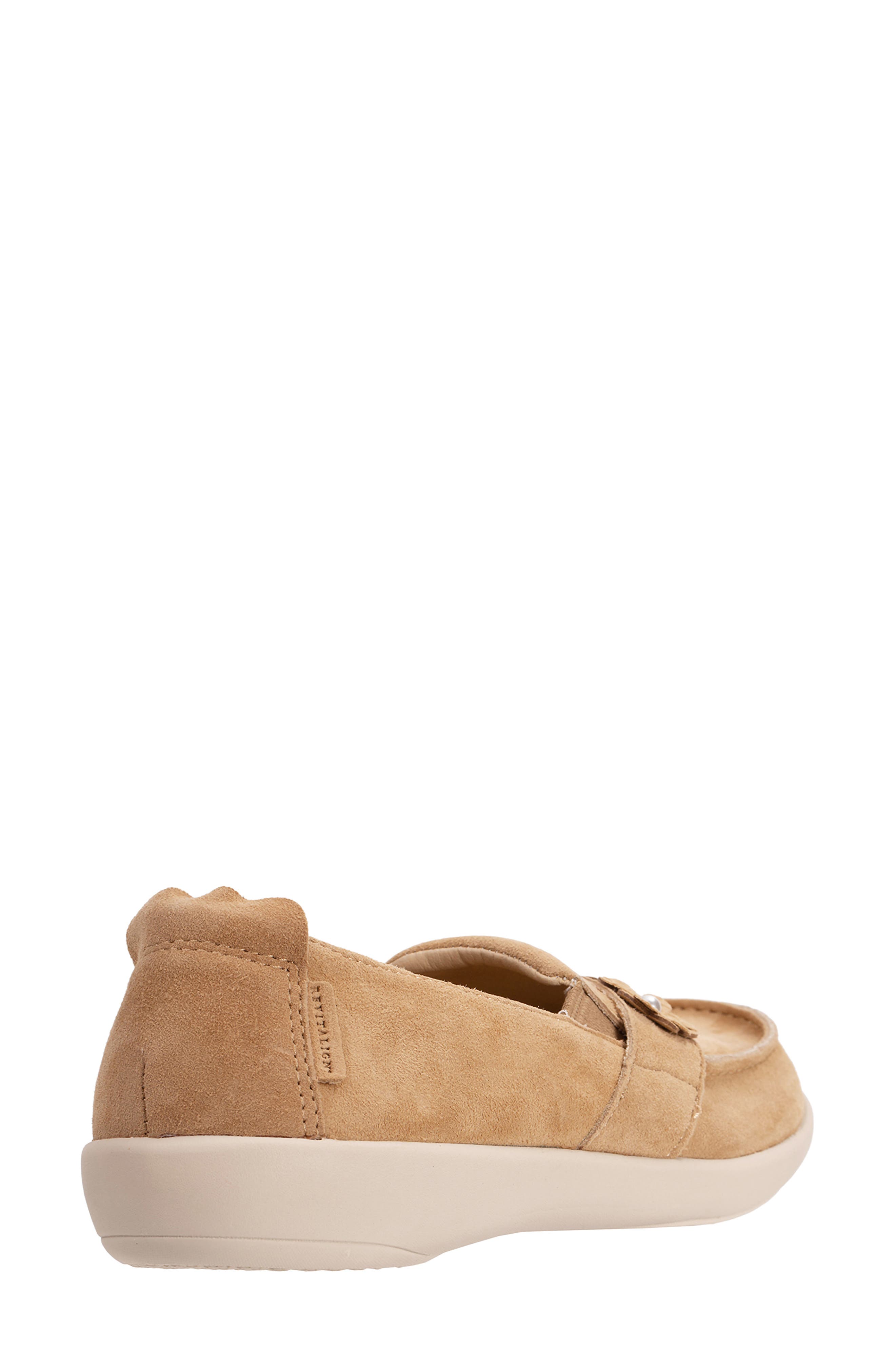 Siesta Flower Slip-On, Alternate, color, TAN/ TAN